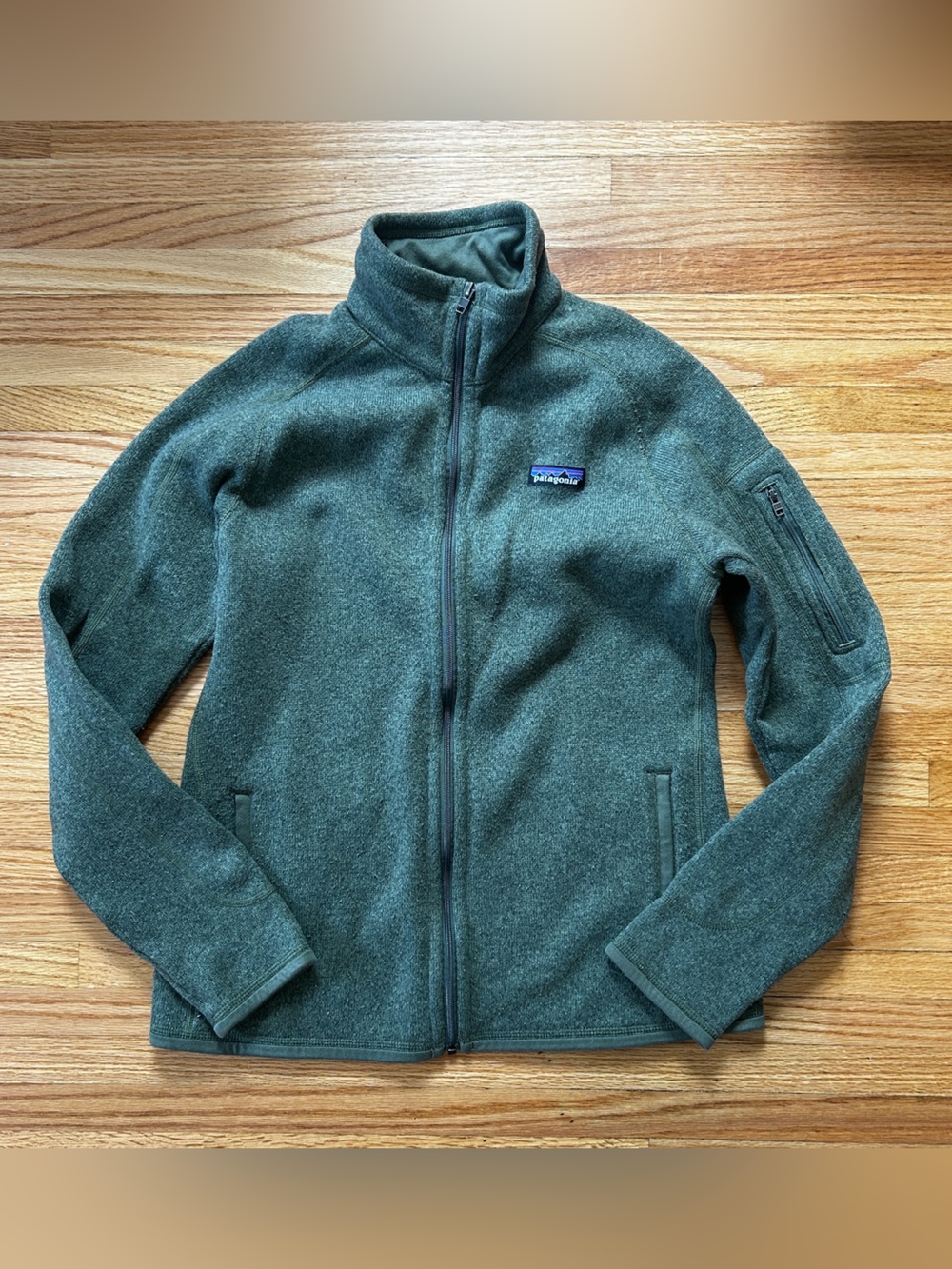 Patagonia Forest Green Better Sweater Zip Fleece Jacket Sz M